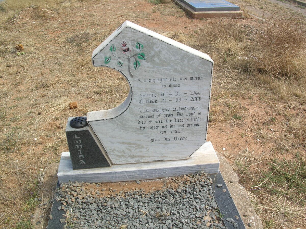 JAGERS Louisa 1944-2000