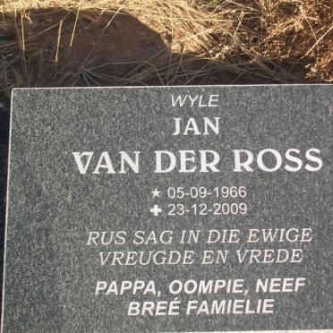 ROSS Jan, van der 1966-2009