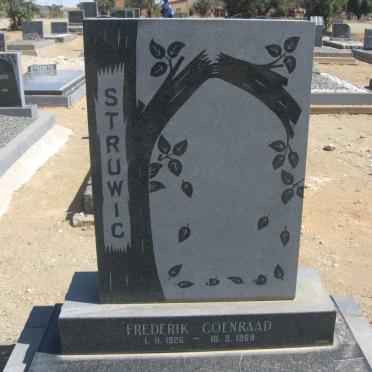 STRUWIG Frederik Coenraad 1926-1969