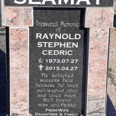 SLAMAT Raynold Stephen Cedric 1973-2015