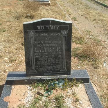 TOIT Katryn, du 1936-2000