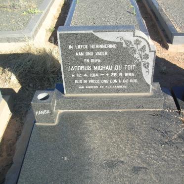 TOIT Jacobus Michau, du 1914-1985 &amp; Aletta Sophia MARAIS 1920-1978