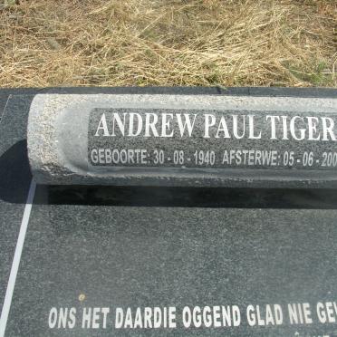 TIGER Andrew Paul 1940-2003