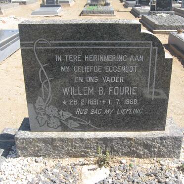 FOURIE Willem B. 1891-1968
