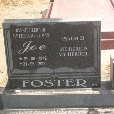 FOSTER Joe 1942-2000