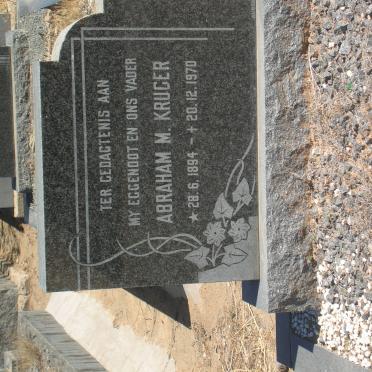 KRUGER Abraham M. 1894-1970