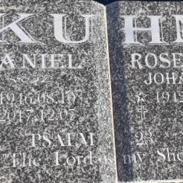 KUHN Roseline Johanna 1912- :: KUHN Daniel 1946-2017