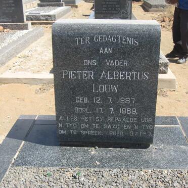 LOUW Pieter Albertus 1887-1969