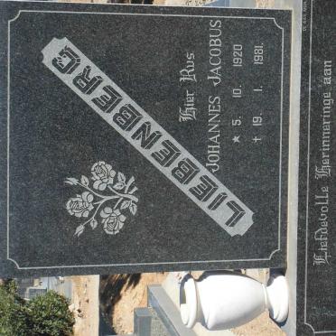 LIEBENBERG Johannes Jacobus 1920-1981 