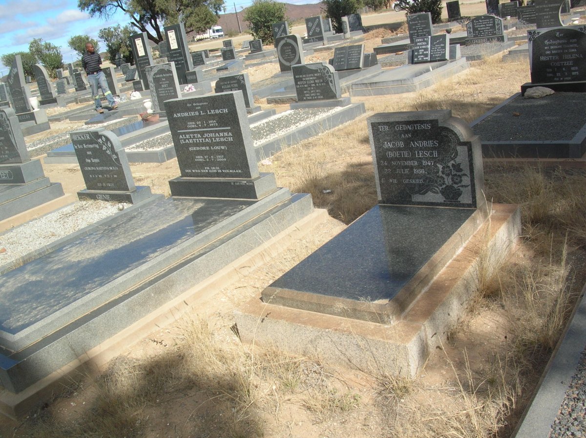 LESCH Andries L. 1914-1972 &amp; Aletta Johanna LOUW 1917-2009 :: LESCH Jacob Andries 1947-1956