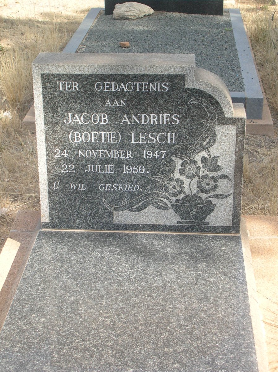 LESCH Jacob Andries 1947-1956