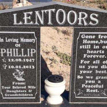LENTOORS Phillip 1947-2013