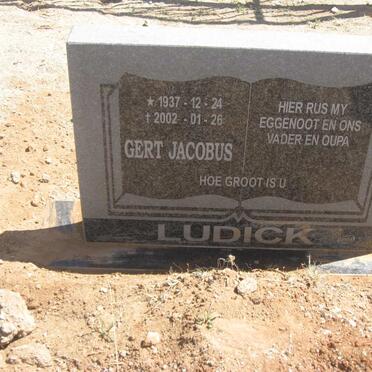 LUDICK Gert Jacobus 1937-2002
