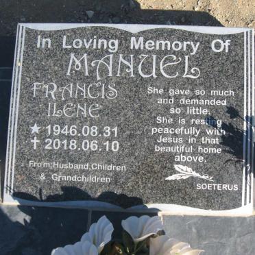 MANUEL Francis Ilene 1946-2018