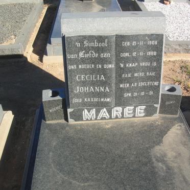 MAREE Cecilia Johanna nee KASSELMAN 1908-1988