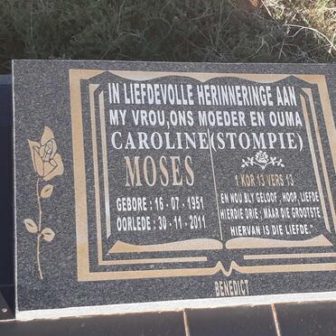 MOSES Caroline 1951-2011