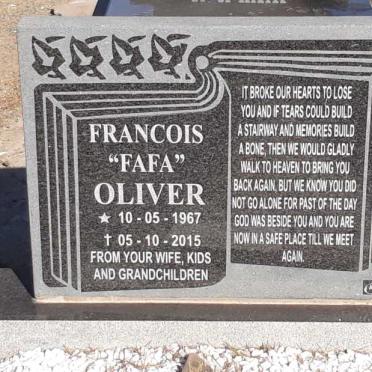 OLIVER Francois 1967-2015