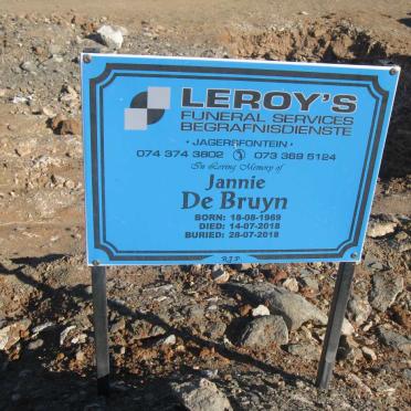 BRUYN Jannie, de 1969-2018