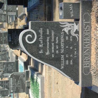 BRONKHORST Willem Marthinus 1911-1975