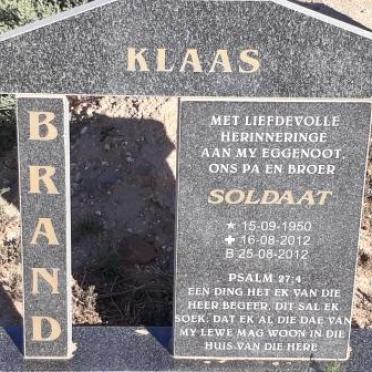 BRAND Klaas 1950-2012