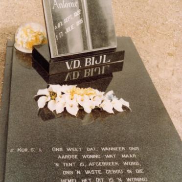 BIJL  Antonie, van der 1922-1995