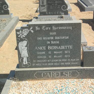 CARELSE Anice Bernadette 1973-1973