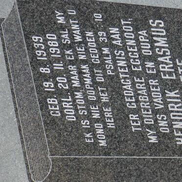 CLOETE Hendrik Erasmus 1939-1980