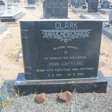 CLARK John Greyling 1904-1969