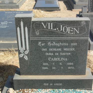 VILJOEN Carolina 1888-1972