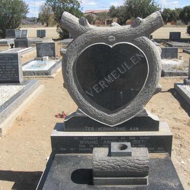 VERMEULEN Wynand Arnoldus 1931-1968