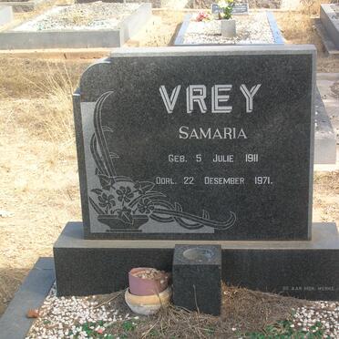 VREY Samaria 1911-1971 