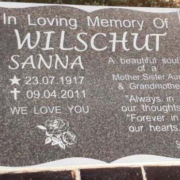 WILSCHUT Sanna 1917-2011