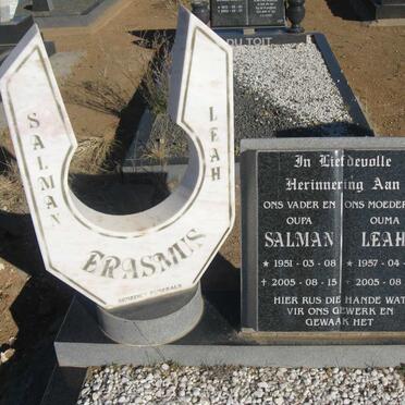 ERASMUS Salman 1951-2005 &amp; Leah 1957-2005