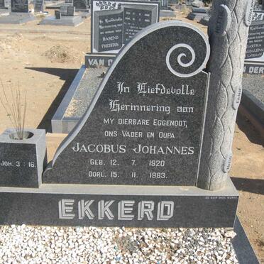 EKKERD Jacobus Johannes 1920-1983