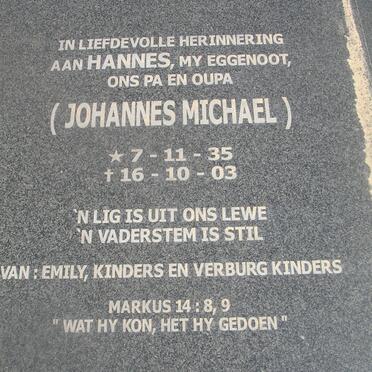ETSEBETH Johannes Michael 1935-2003