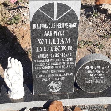 DUIKER William 2009-2016