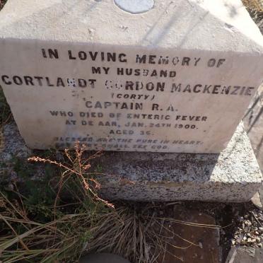 MACKENZIE Cortlandt Gordon -1900