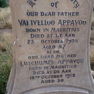 APPAVOO Vadivelloo -1935 &amp; Lutchumee -1918 :: Baby sister -1918 _1