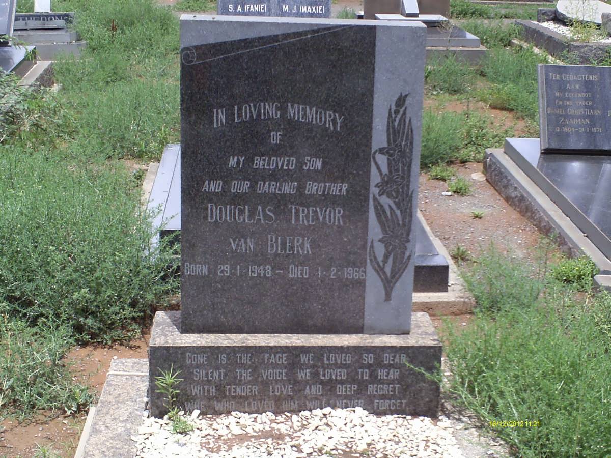 BLERK Douglas Trevor, van 1948-1966