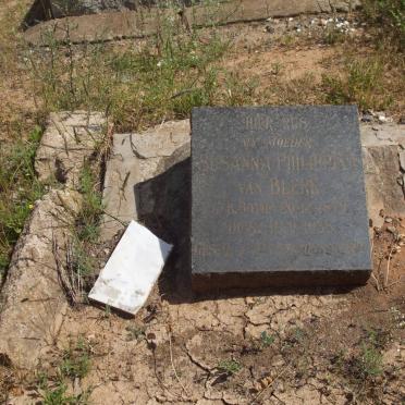 BLERK Susanna Philippina, van nee BOTHA 1879-1938