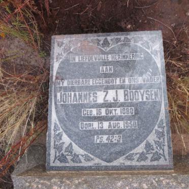 BOOYSEN Johannes Z.J. 1880-1950