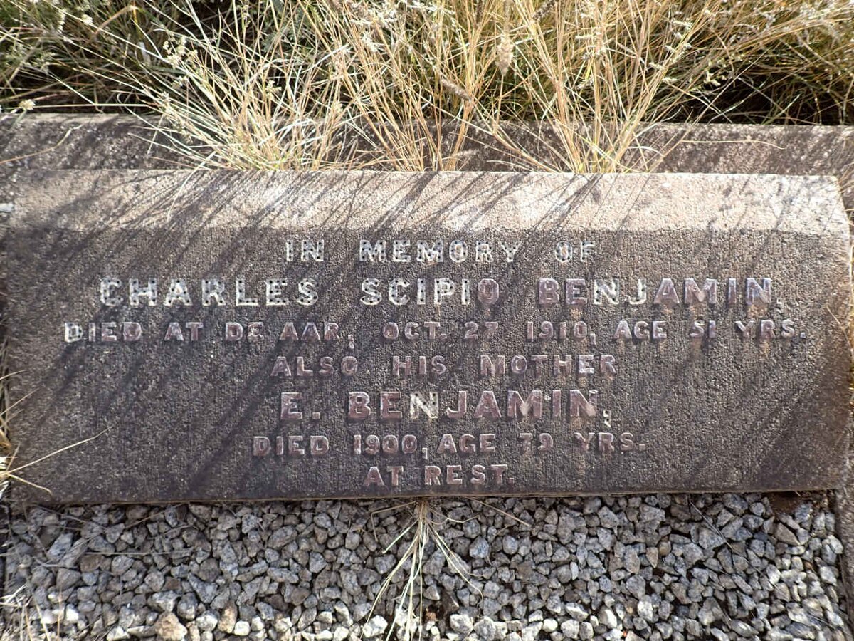 BENJAMIN Charles Scipio -1910 :: BENJAMIN E. -1900