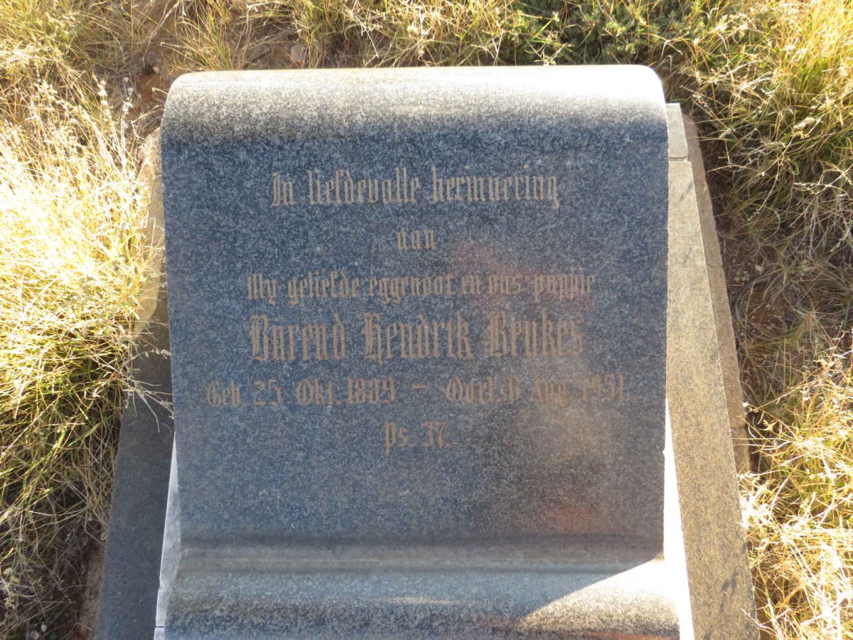 BEUKES Barend Hendrik 1889-1951