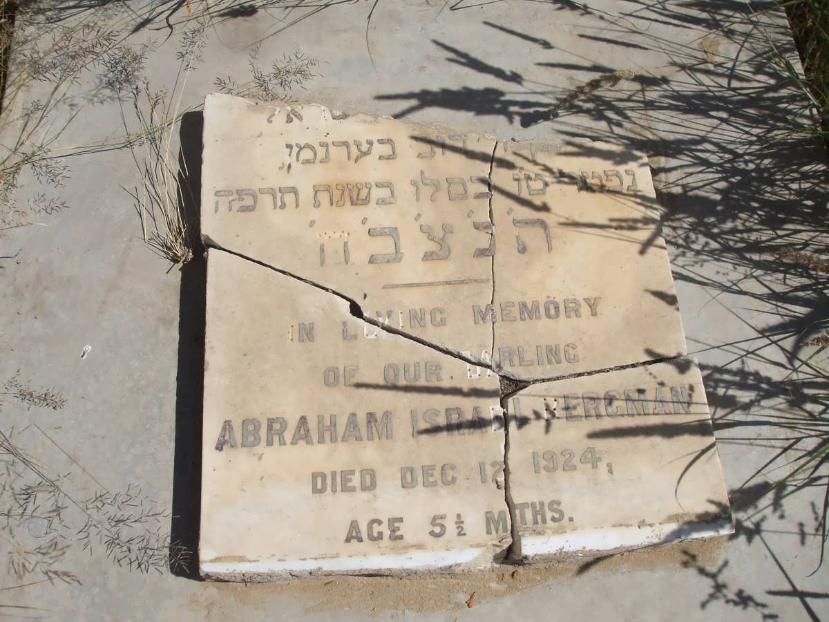 BERGMAN Abraham Israel -1924