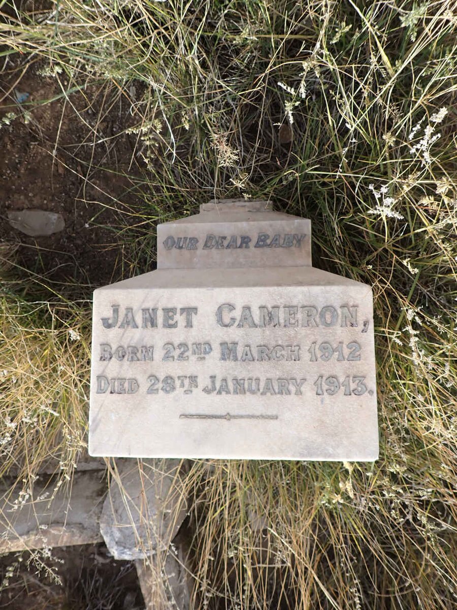 CAMERON Janet 1912-1913