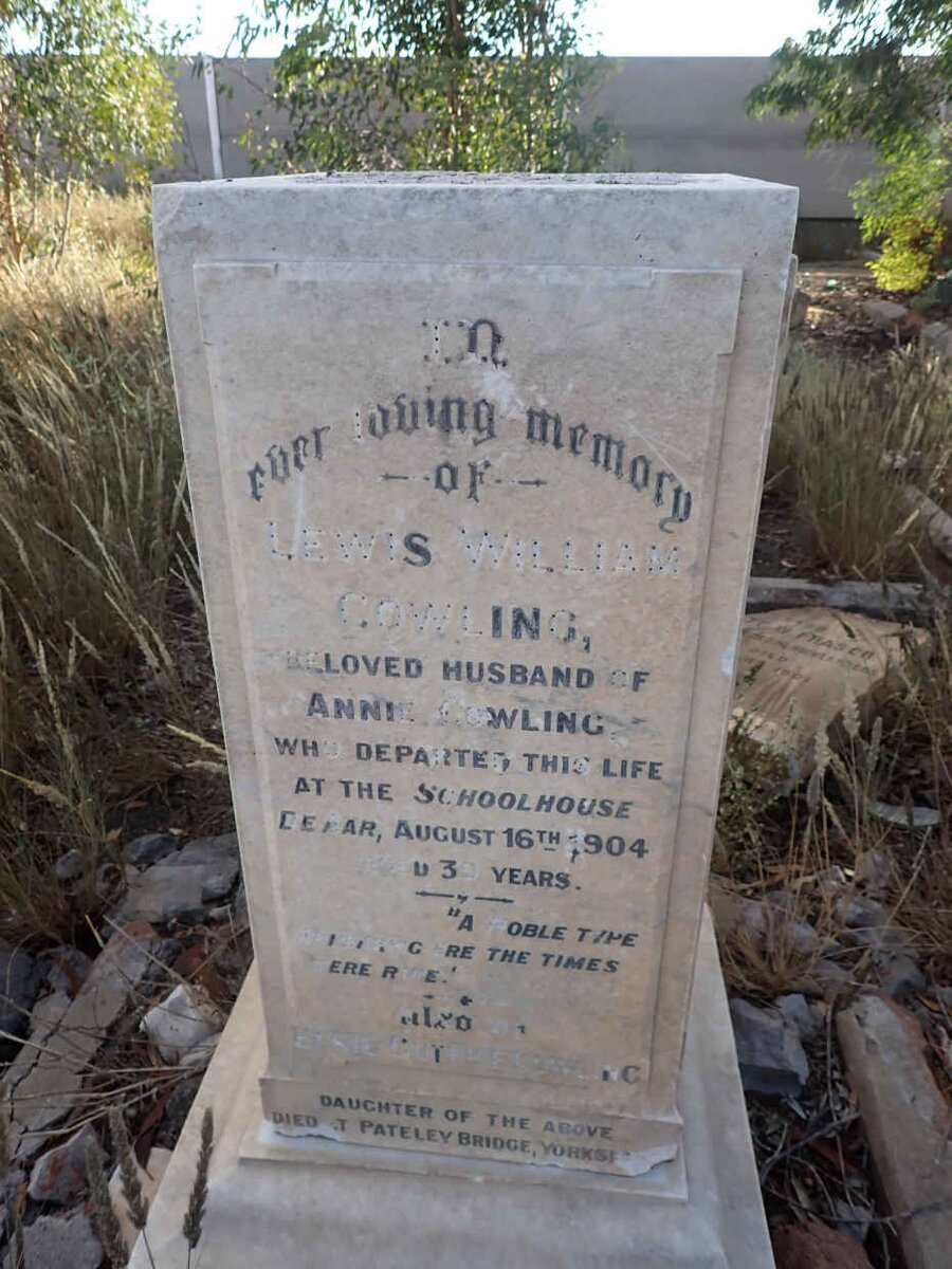 COWLING Lewis William &amp; Annie -1904