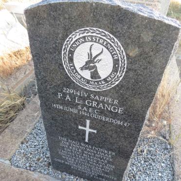 GRANGE P.A., le -1944