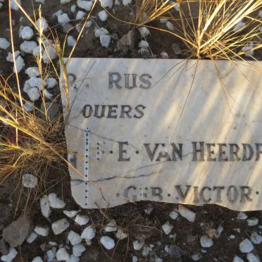 HEERDEN F.E., van nee VICTOR