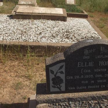 HORN Ellie nee VENTER 1909-1931