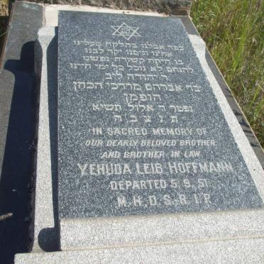 HOFFMANN Yehuda Leib -1951